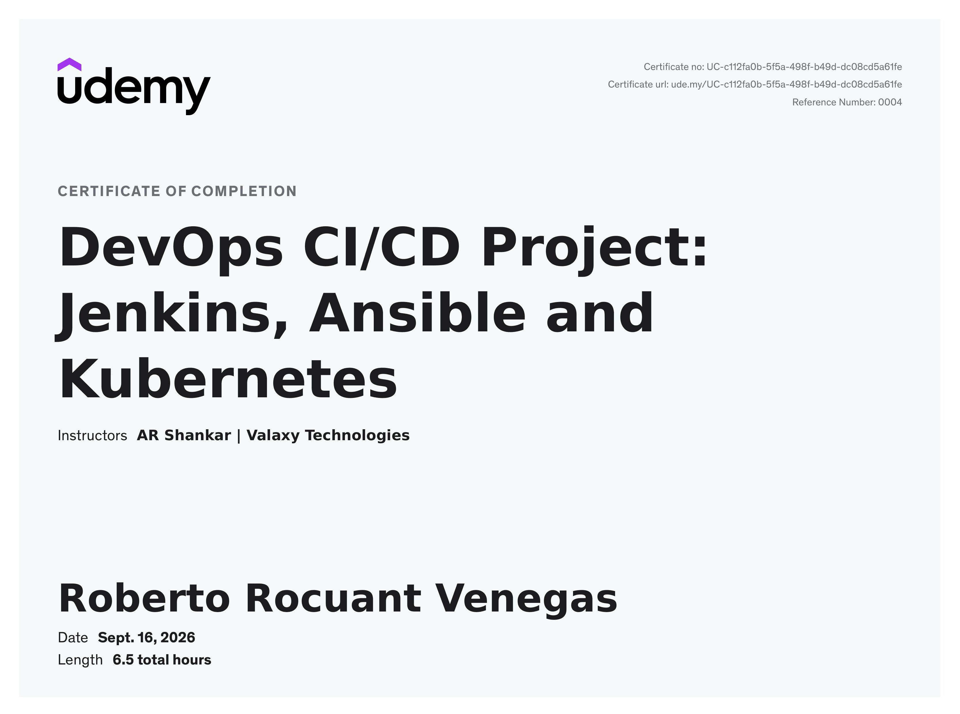 DevOps CI/CD Project: Jenkins, Ansible and Kubernetes