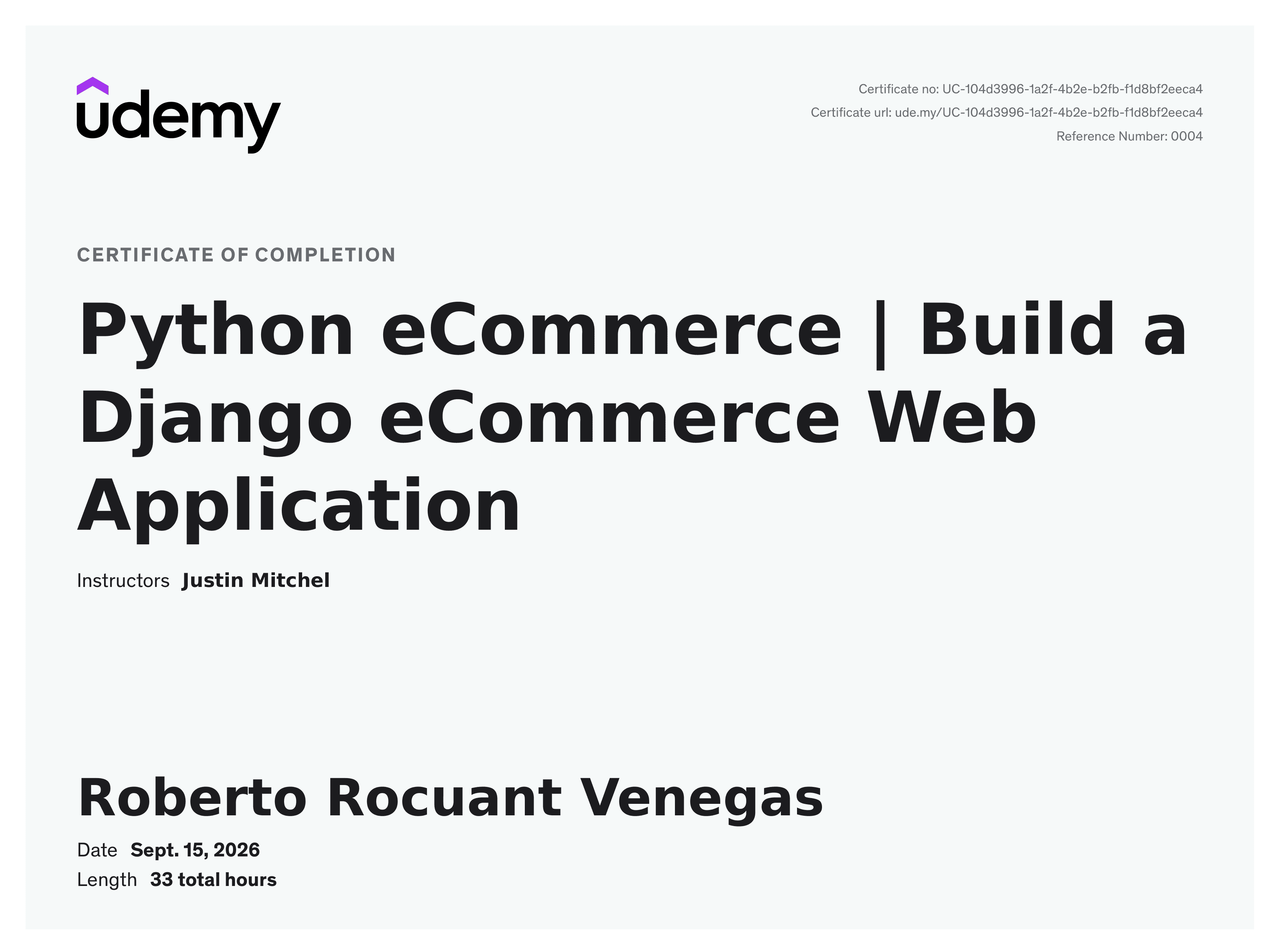 Python eCommerce | Build a Django eCommerce Web Application