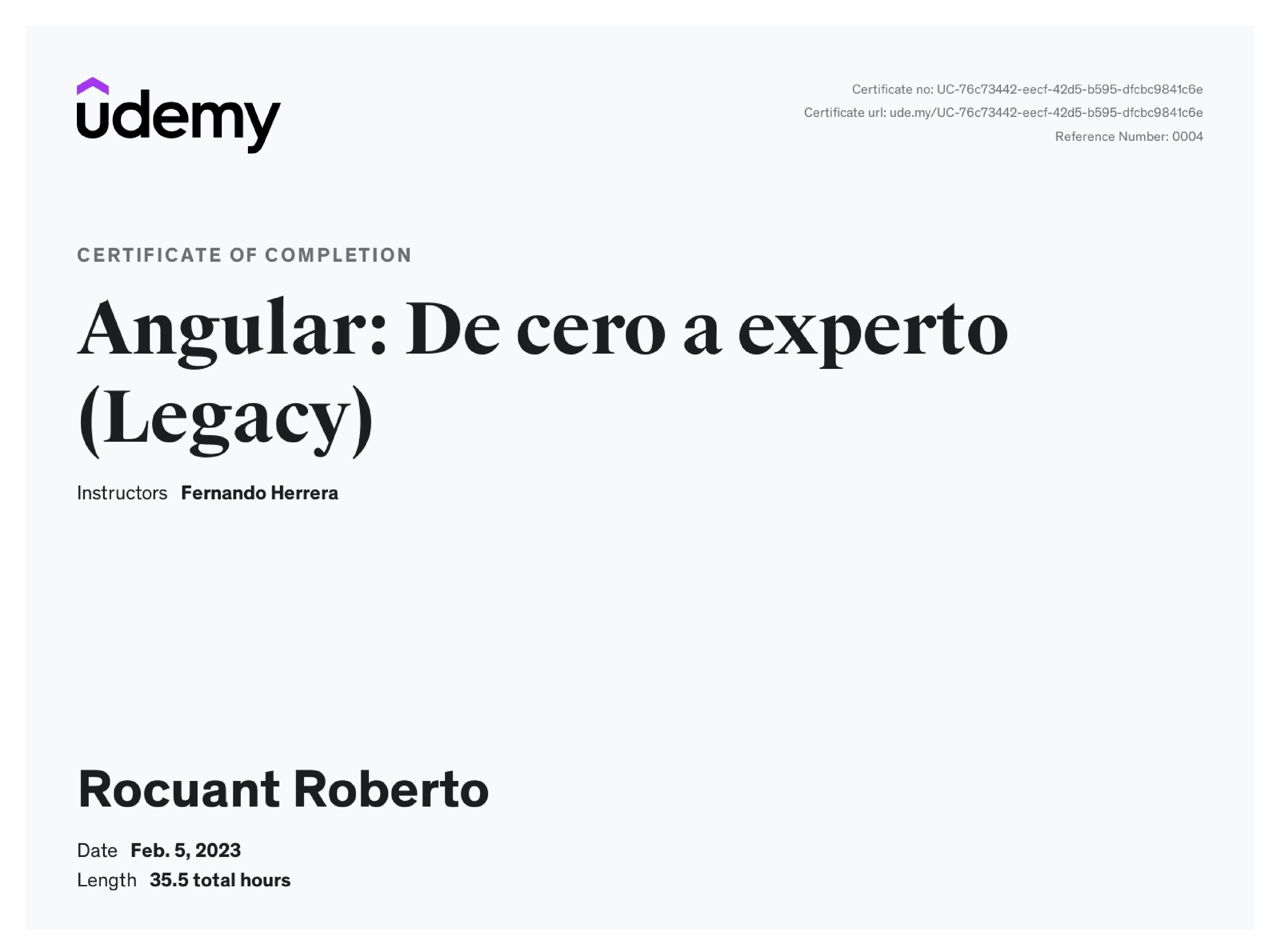 Angular: De cero a experto (Legacy)